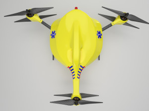 ambulance drone 3D Model