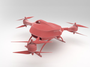 ambulance drone 3D Model