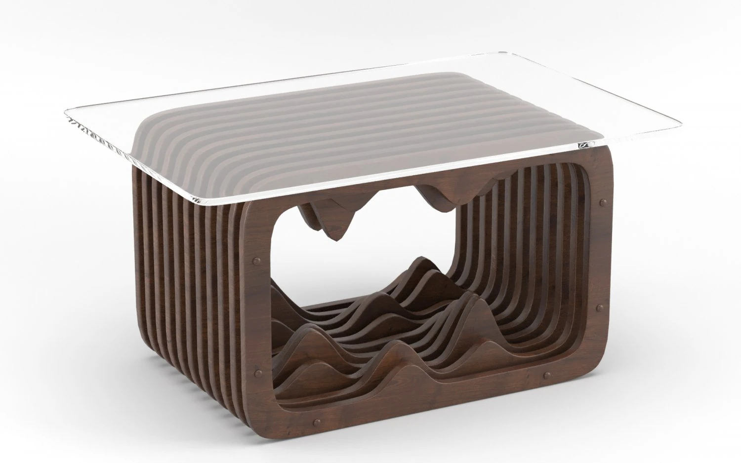 parametric wooden table 3D Model .c4d .max .obj .3ds .fbx .stl .blend 