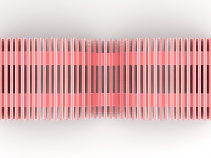 parametric wooden bench Modelo 3D