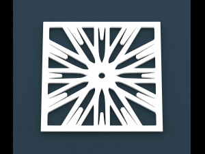 collection of arabic ornament panels cnc 3D-Modell