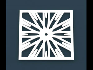 collection of arabic ornament panels cnc 3D Model