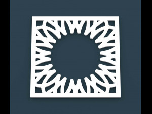 collection of arabic ornament panels cnc 3D-Modell