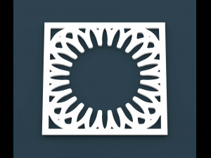 collection of arabic ornament panels cnc 3D-Modell