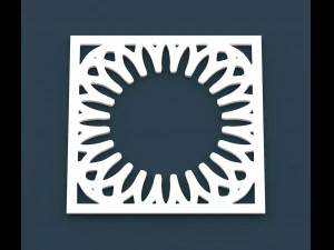 collection of arabic ornament panels cnc 3D Model