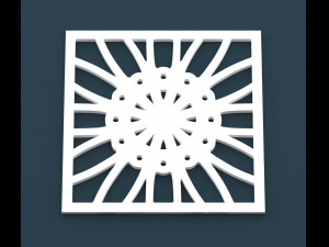 collection of arabic ornament panels cnc 3D Model