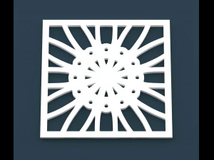 collection of arabic ornament panels cnc 3D Model