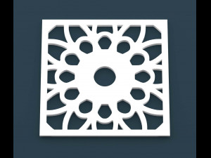 collection of arabic ornament panels cnc 3D Model