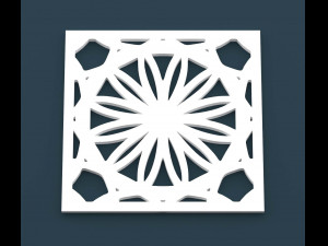 collection of arabic ornament panels cnc 3D Model
