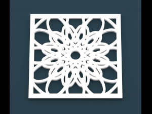 collection of arabic ornament panels cnc 3D Model