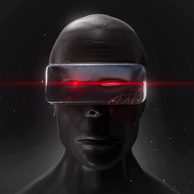black face - man Model 3D .c4d .max .obj .3ds .fbx .stl .blend 
