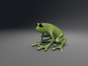 frog 3D मॉडल