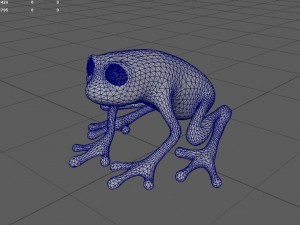 frog 3D मॉडल