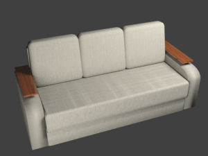 simple sofa 3D मॉडल