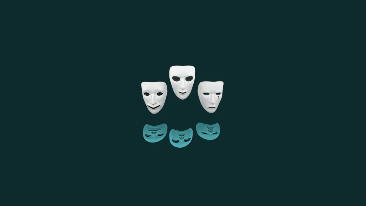theatrical masks 3D Model .c4d .max .obj .3ds .fbx .stl .blend 