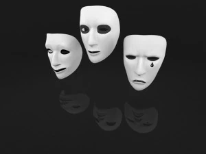 theatrical masks 3D Model