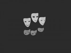 theatrical masks 3D Model