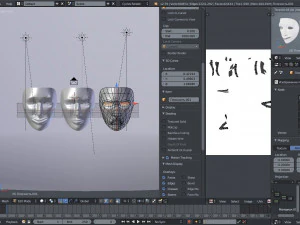 theatrical masks 3D Model