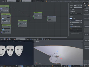 theatrical masks 3D Model