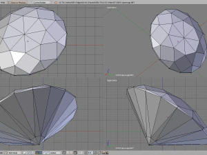 हीरे के साथ तश्तरी 3D मॉडल