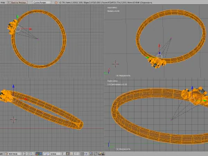 tr&ecirc;s an&eacute;is Modelo 3D