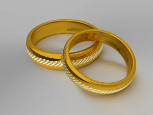 кольцевая световая коса 3D Модель