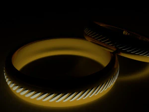 tran&ccedil;a de luz de anel Modelo 3D