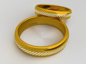 tran&ccedil;a de luz de anel Modelo 3D