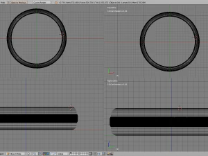 tran&ccedil;a de luz de anel Modelo 3D