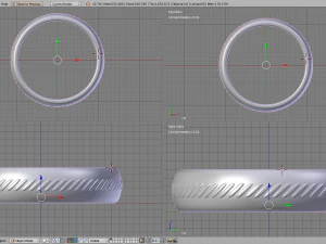 tran&ccedil;a de luz de anel Modelo 3D