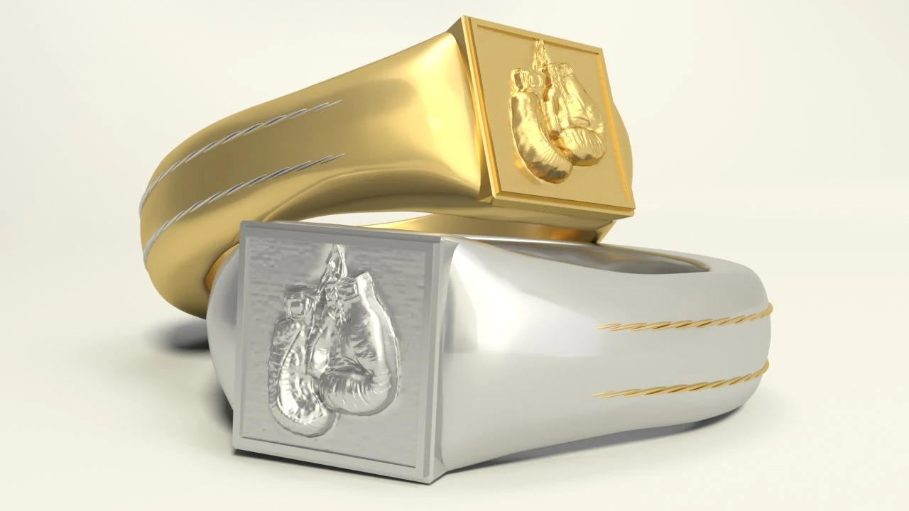 boxer ring 3D Print Model .c4d .max .obj .3ds .fbx .stl .blend 