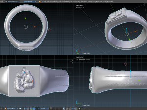 boxer ring 3Dプリントモデル