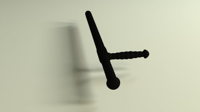baton 3D Model .c4d .max .obj .3ds .fbx .stl .blend 