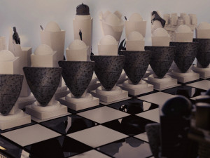 chess for real men Modello 3D