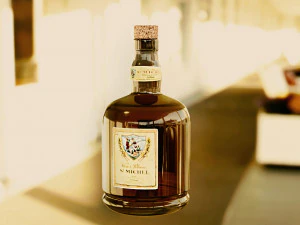 a bottle of good rum 3D Model