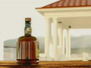 a bottle of good rum 3D Model