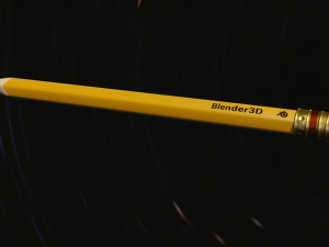 pencil blender 3Dモデル