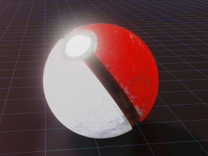 pokeball 3D मॉडल