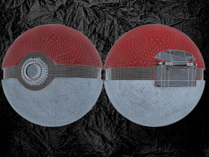 pokeball 3D मॉडल
