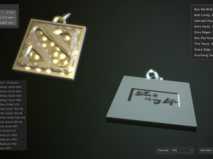 dota 2 pendant Modello di stampa 3D