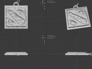 дота 2 кулон 3D Принт Модель