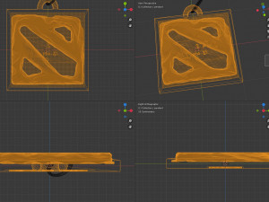 dota 2 pendant Modello di stampa 3D