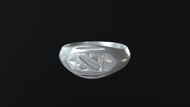 mens ring dota 2 3D 打印模型 .c4d .max .obj .3ds .fbx .stl .blend 