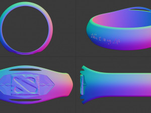 mens ring dota 2 3D 打印模型