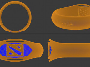 mens ring dota 2 3D 打印模型