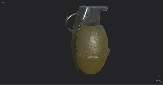 grenade 3D मॉडल .c4d .max .obj .3ds .fbx .stl .blend 