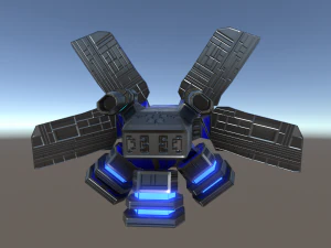 anti gravity drone 3D Model
