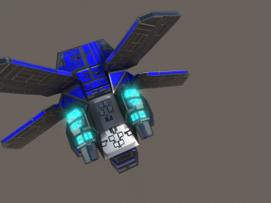 anti gravity drone Model 3D