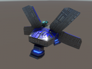 anti gravity drone Model 3D