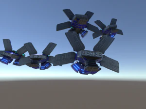 anti gravity drone 3D Model
